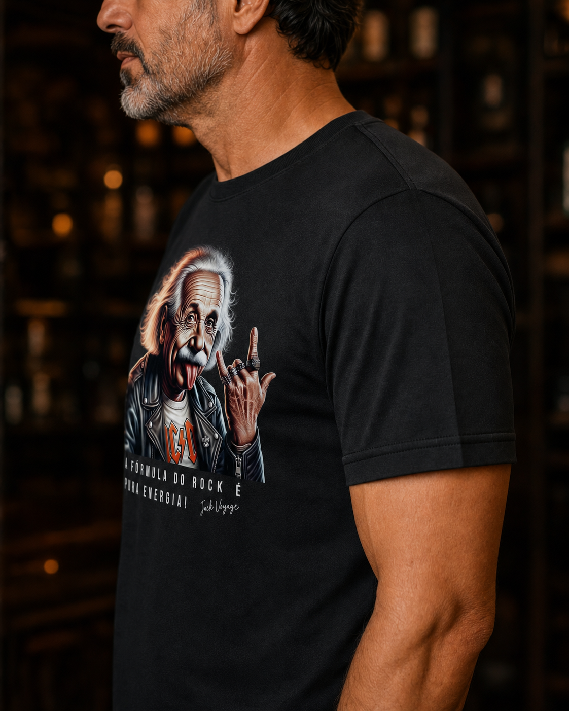 Camiseta A fórmula do rock é pura energia