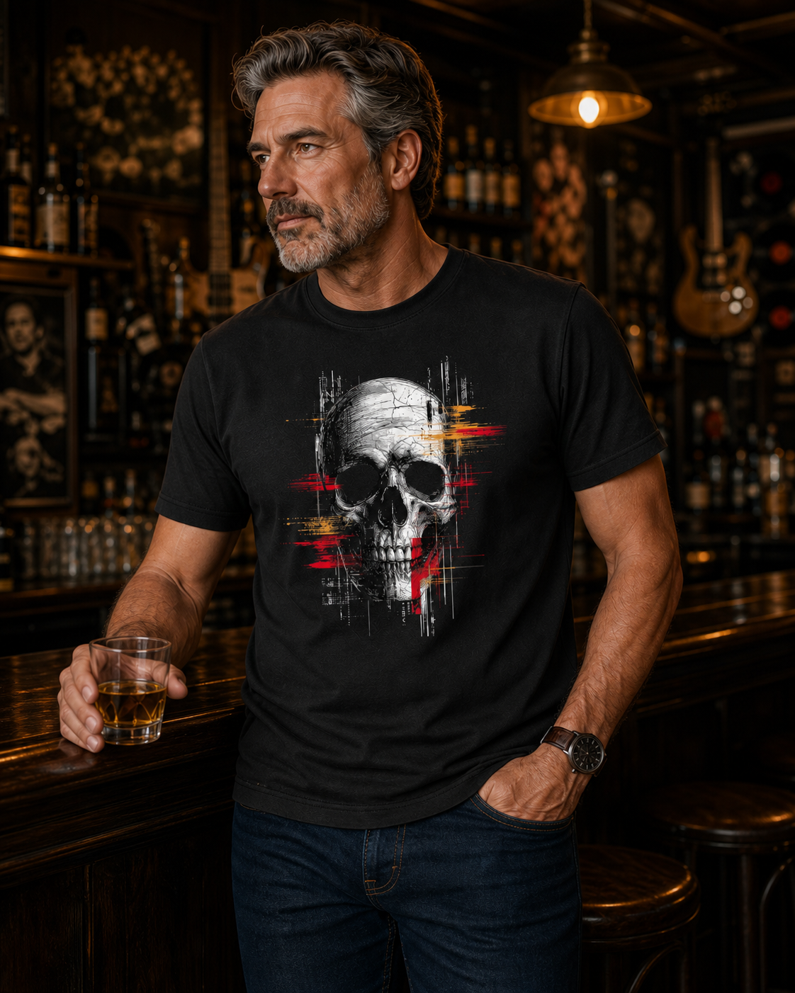Camiseta Skull & Noise