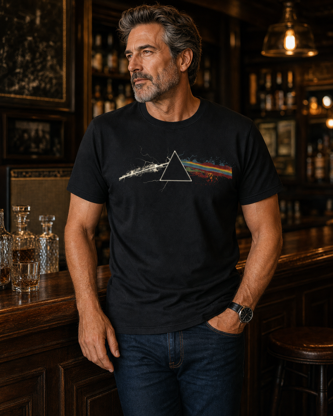 Camiseta prisma floyd