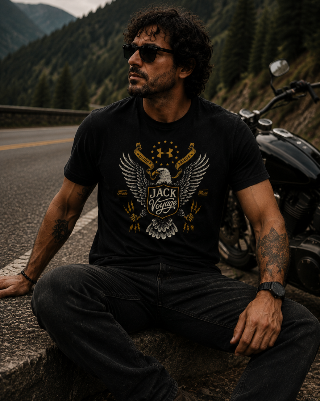 Camiseta algodão peruano Eagle Jack Voyage under