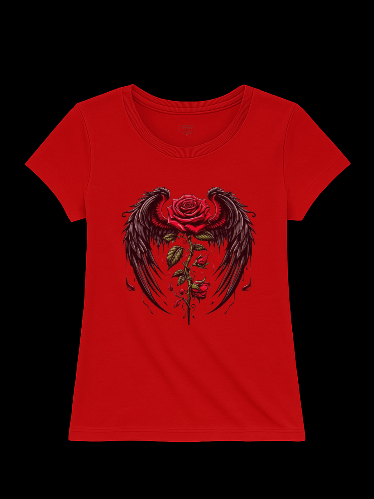 Camiseta "rosa alada red" jackvoyage®