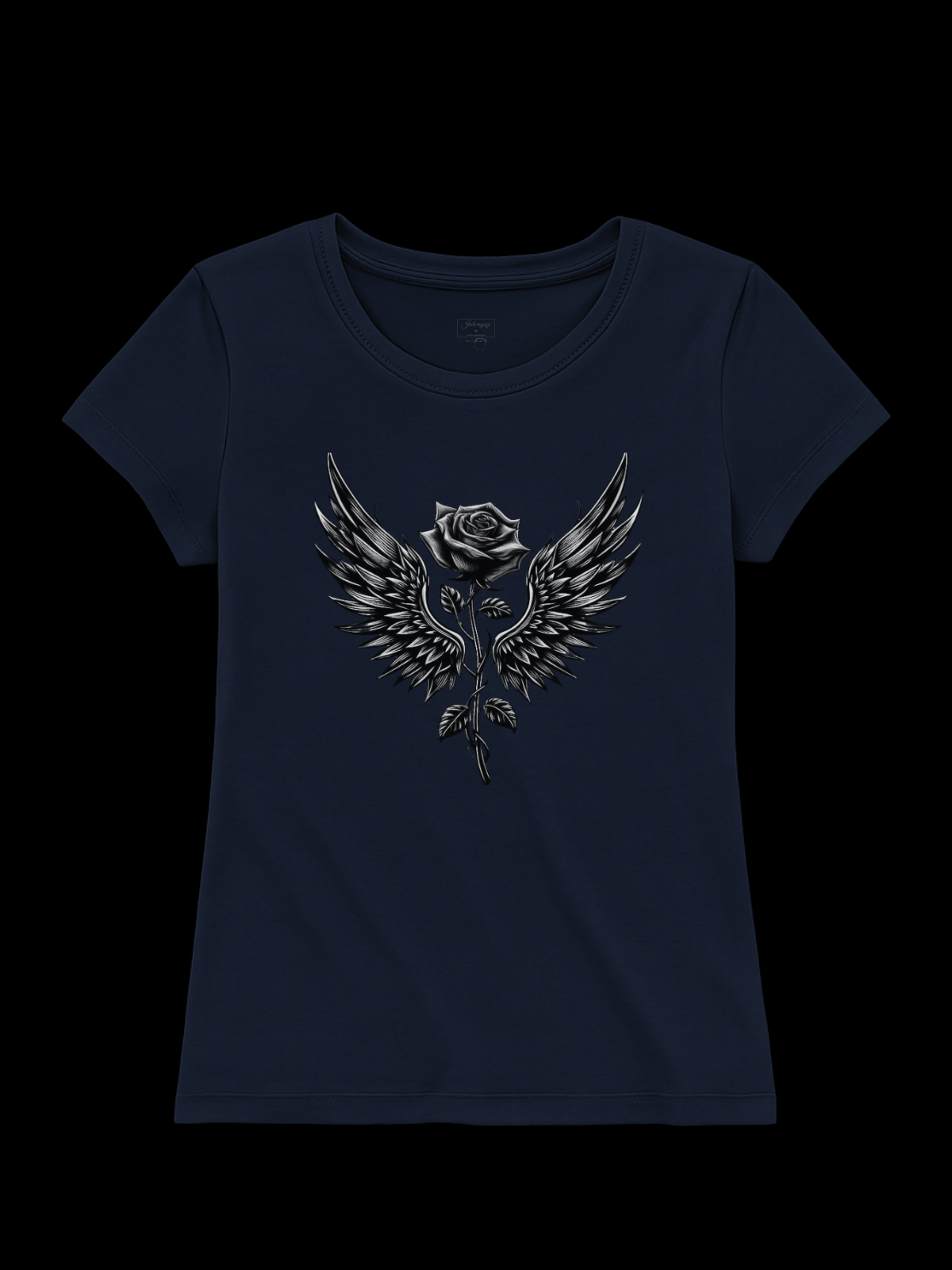Camiseta "rosa alada fly 2" jackvoyage®