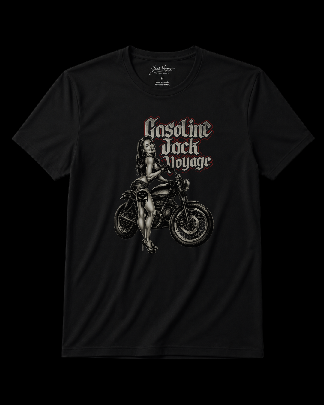 Camiseta algodão peruano Gasoline