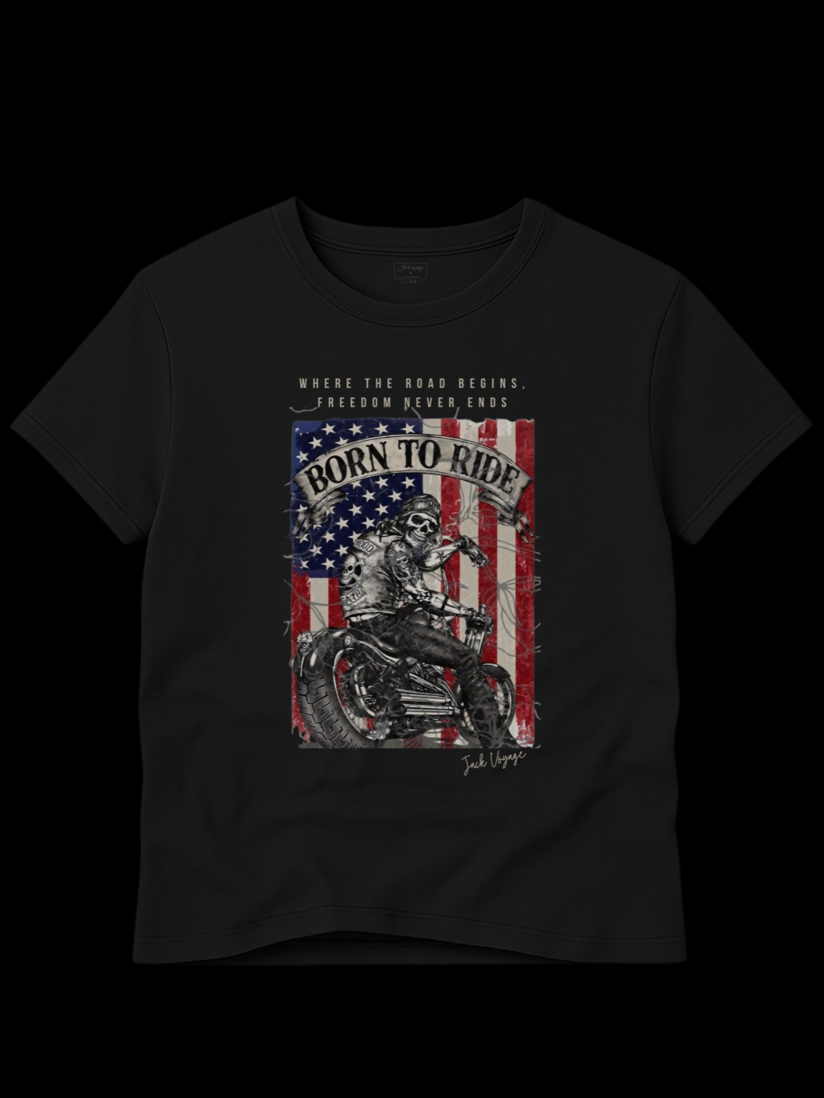 Camiseta "born to ride" jackmotor©