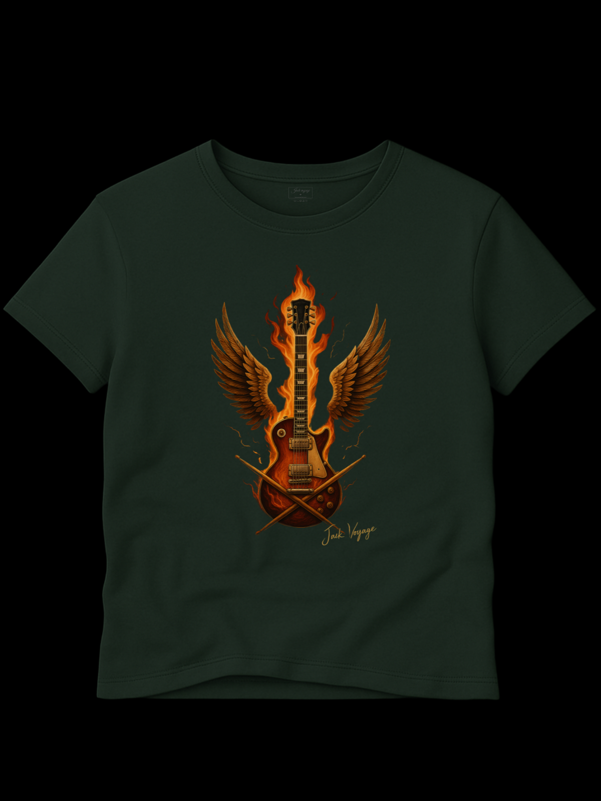 Camiseta "guitar fire" jackmusic©