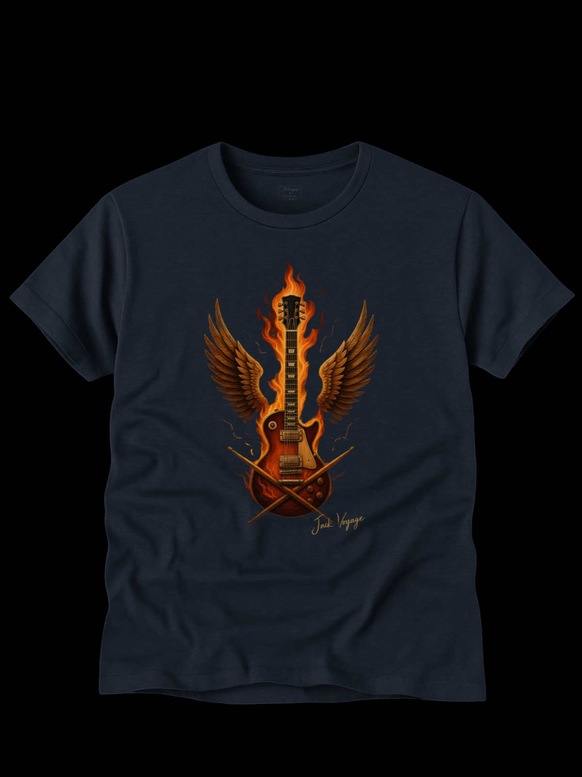 Camiseta "guitar fire" jackmusic©
