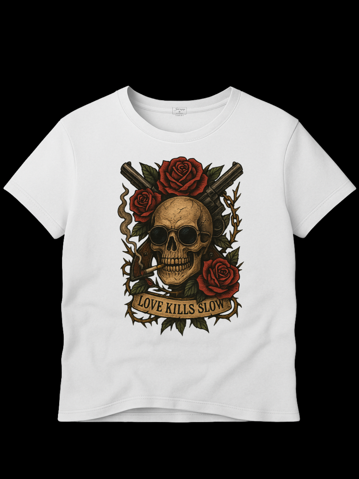 Camiseta "love kills slow green" jackreference©