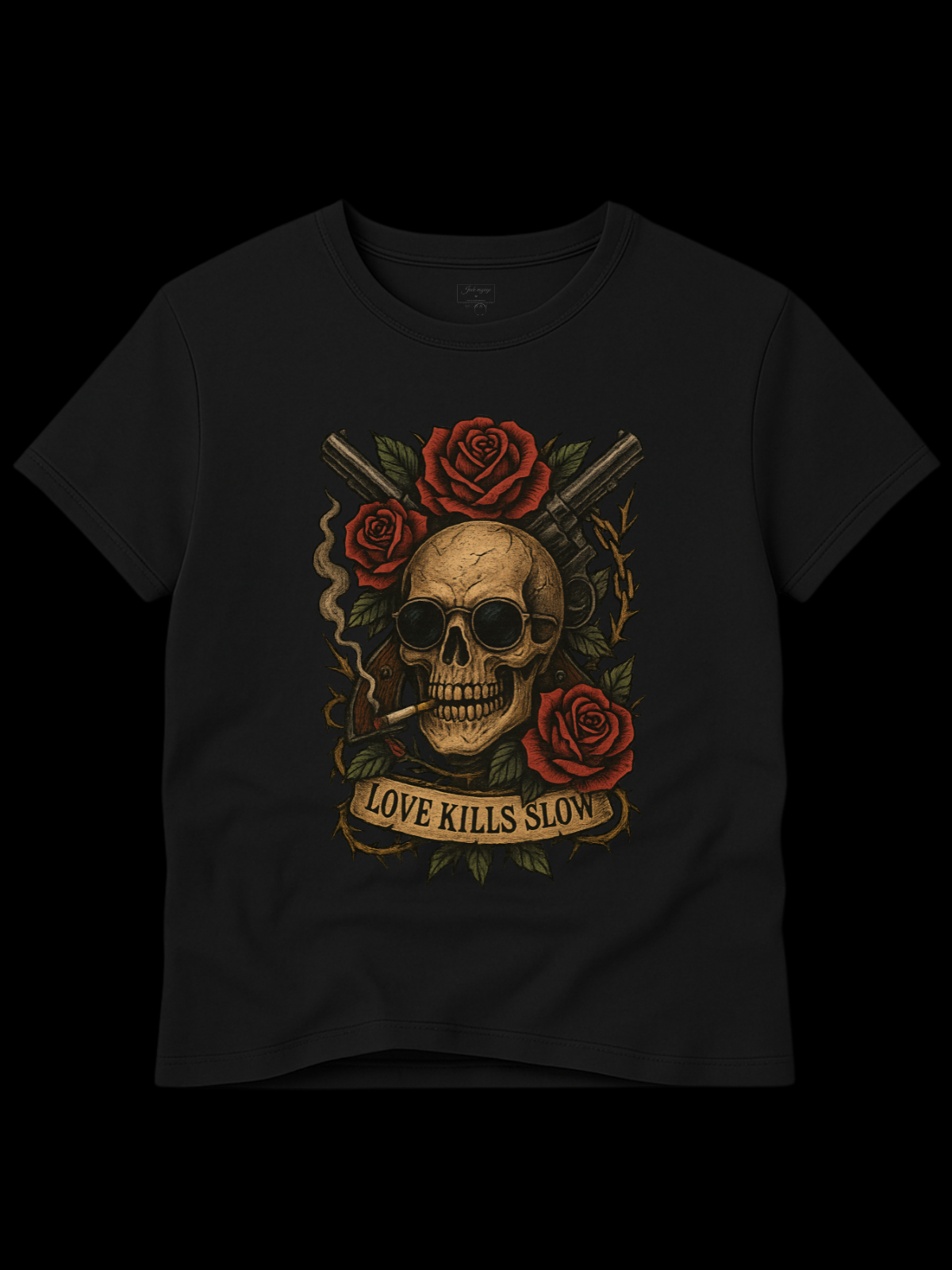 Camiseta "love kills slow green" jackreference©