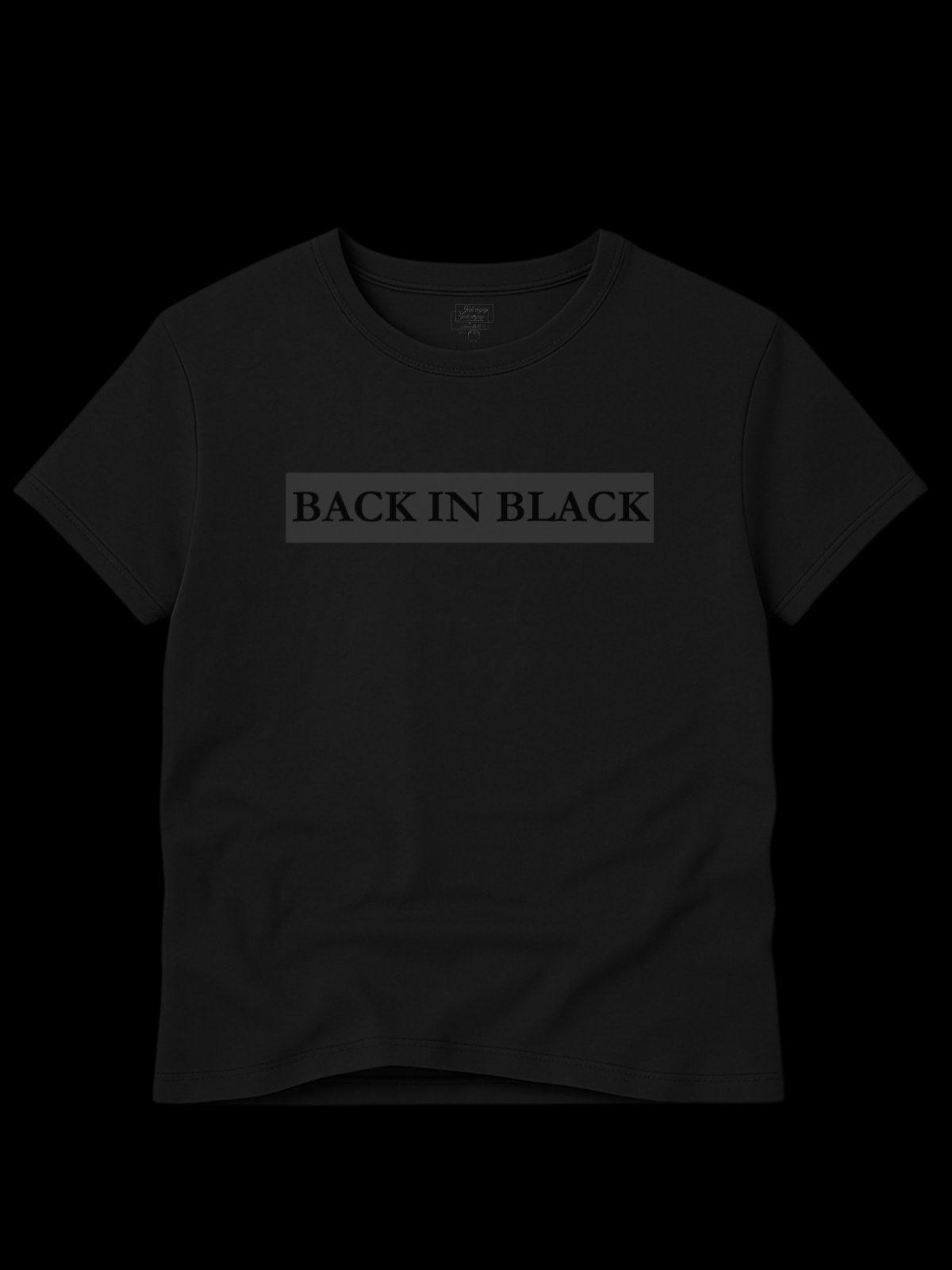 Camiseta "De volta ao Preto" jackreference©