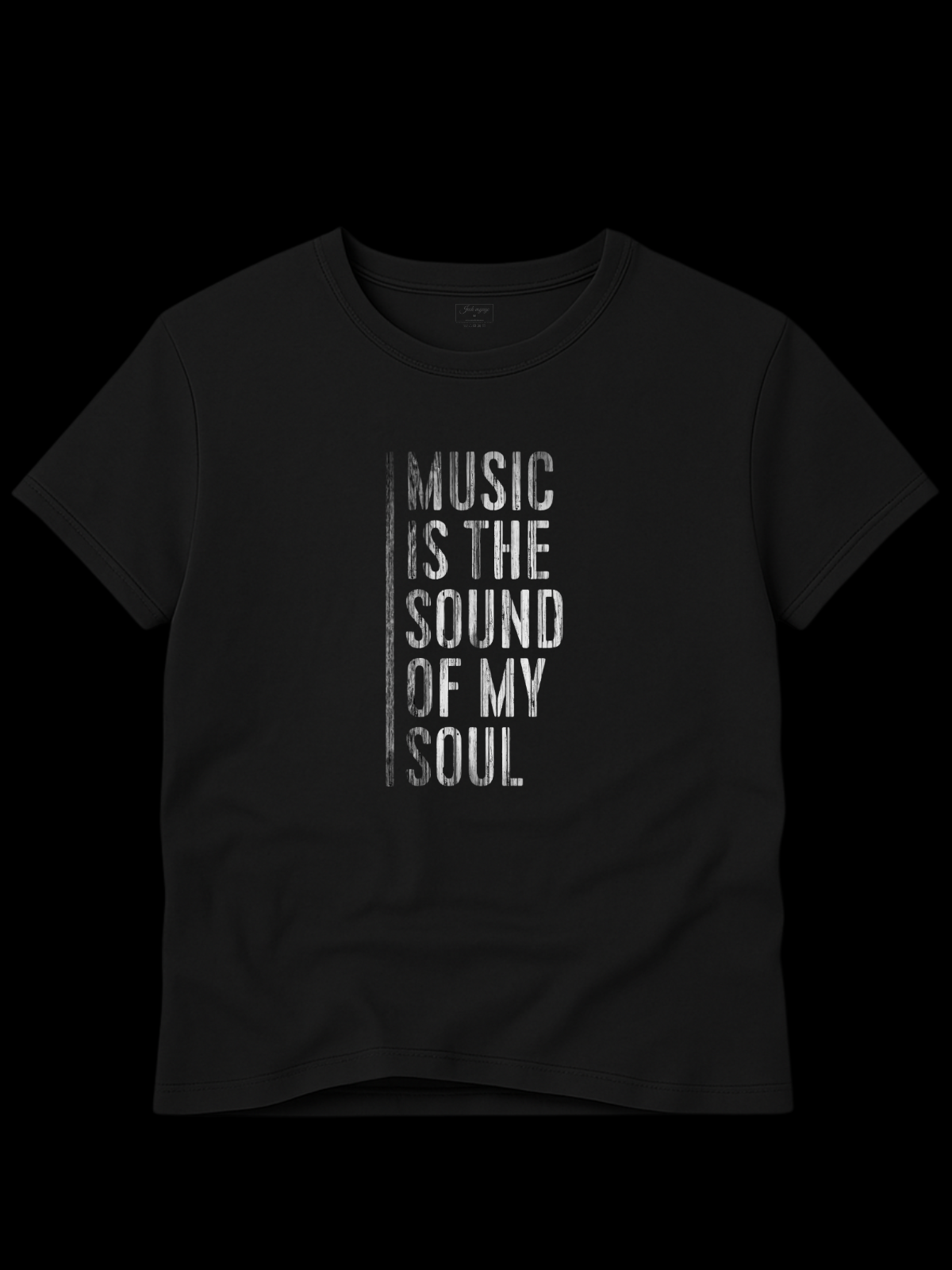 Camiseta "a música é o som da minha alma" jackmusic©
