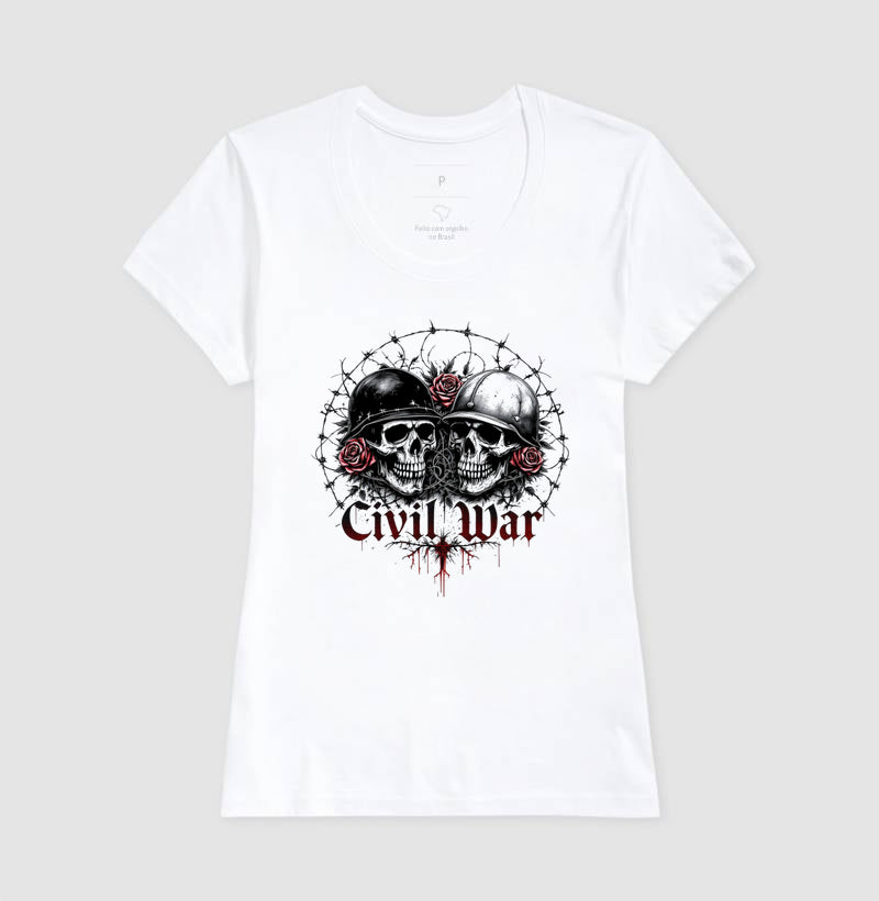 Camiseta Civil war skull®