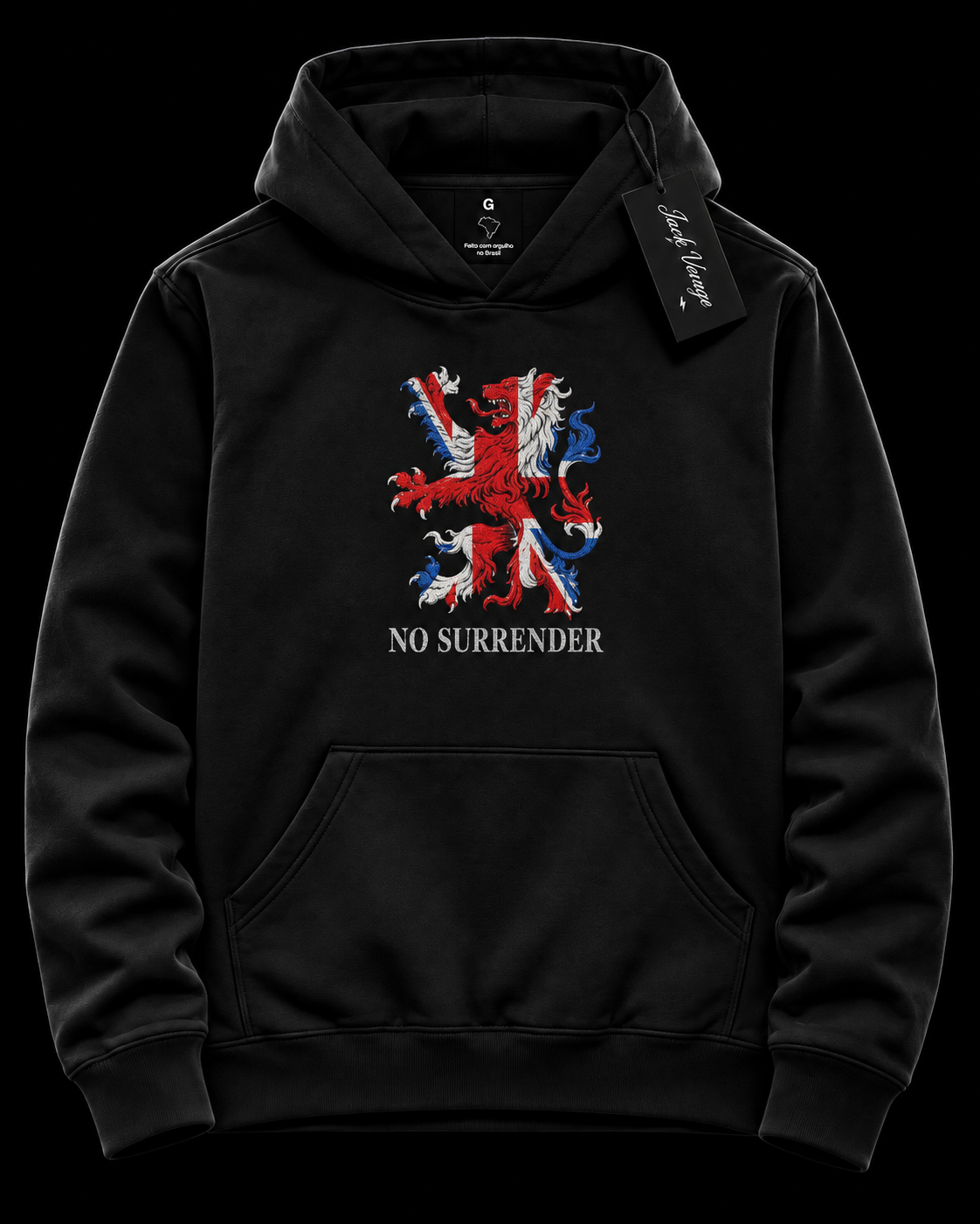 Moletom capuz No surrender