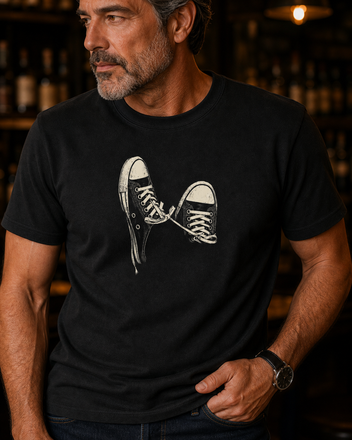 Camiseta Tênis rock star