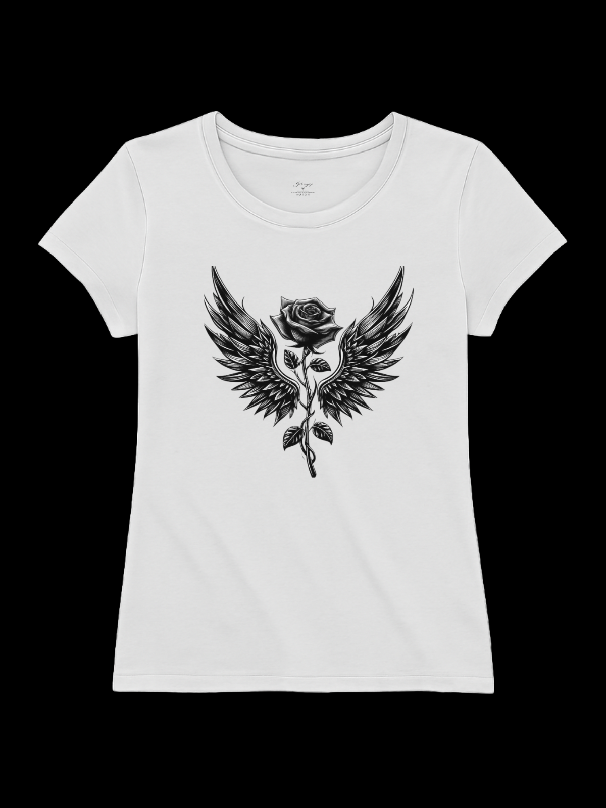 Camiseta "rosa alada fly 2" jackvoyage®