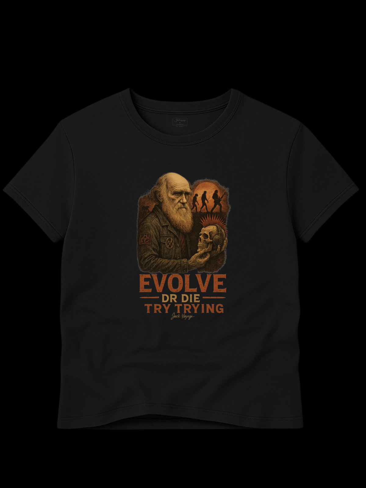 Camiseta "evolve dr die" jackvoyage®
