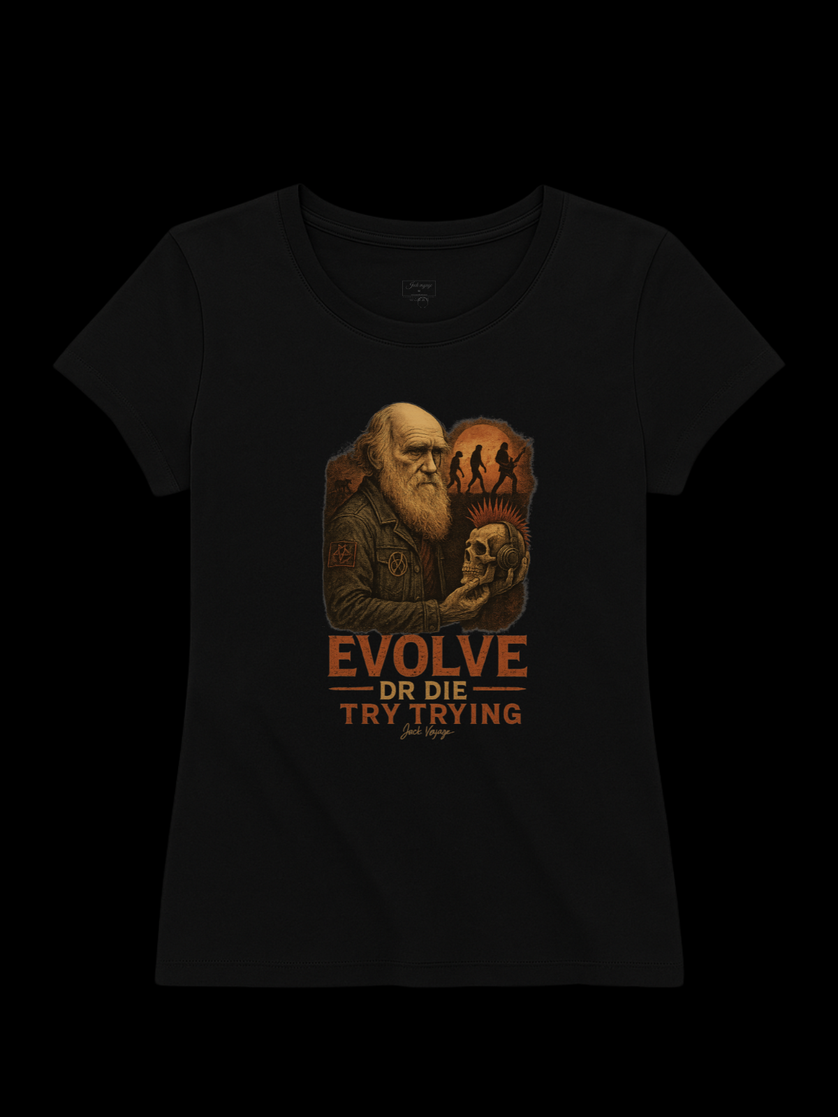 Camiseta "evolve dr die" jackvoyage®