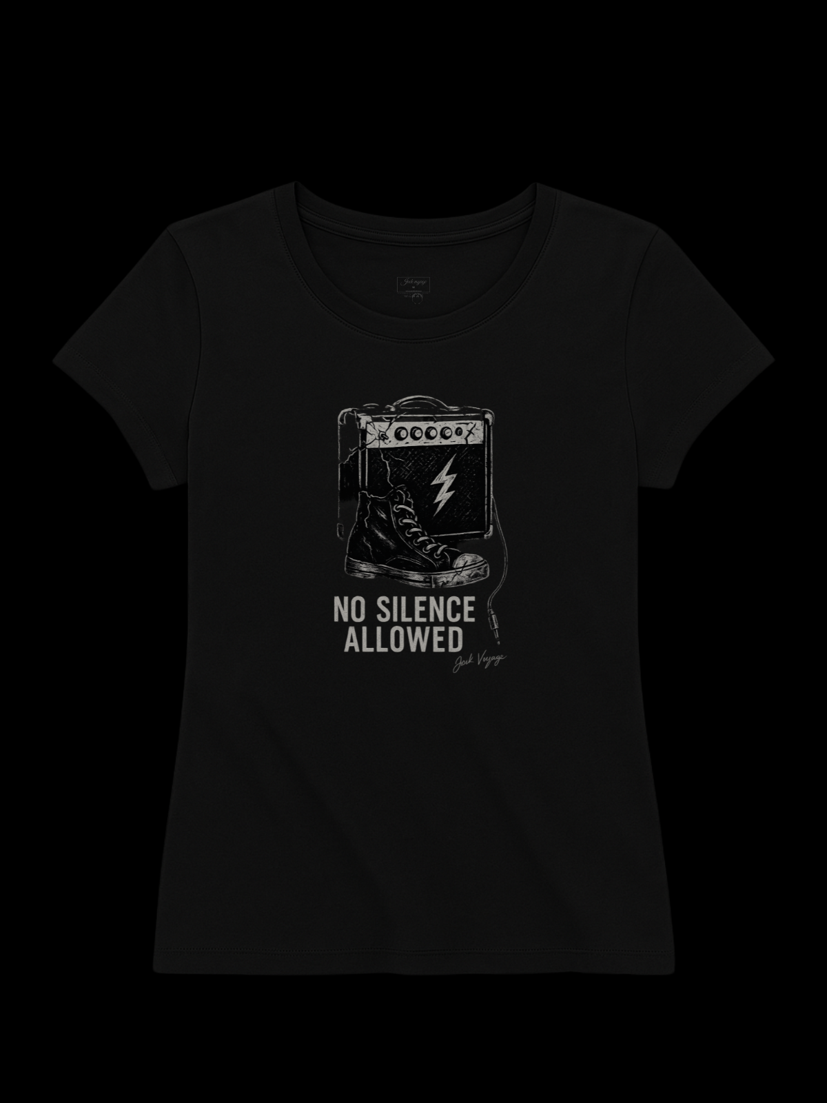 Camiseta "não é permitido silêncio" jackvoyage®