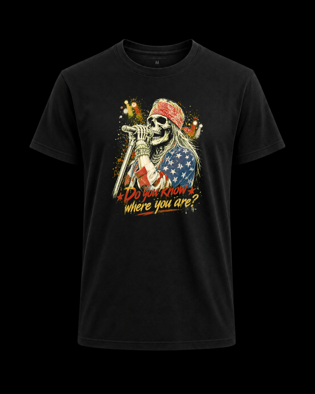 Camiseta Axl rose skull