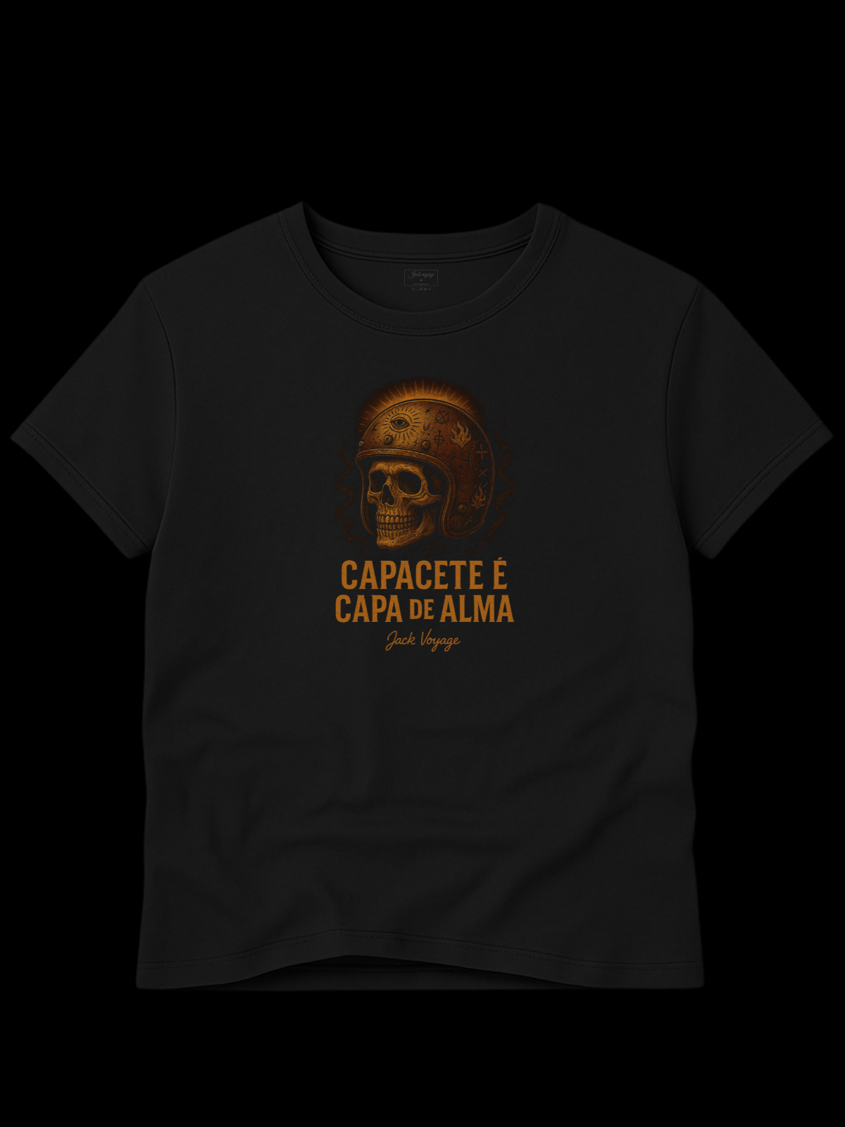 Camiseta "capacete é calma de alma" jackmotor©