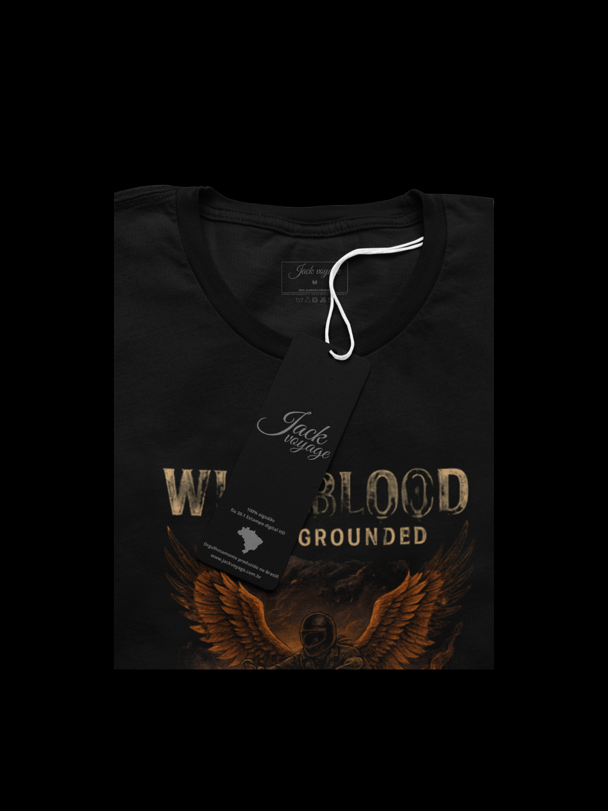 Camiseta "wild blood never grounded" jackmotor©