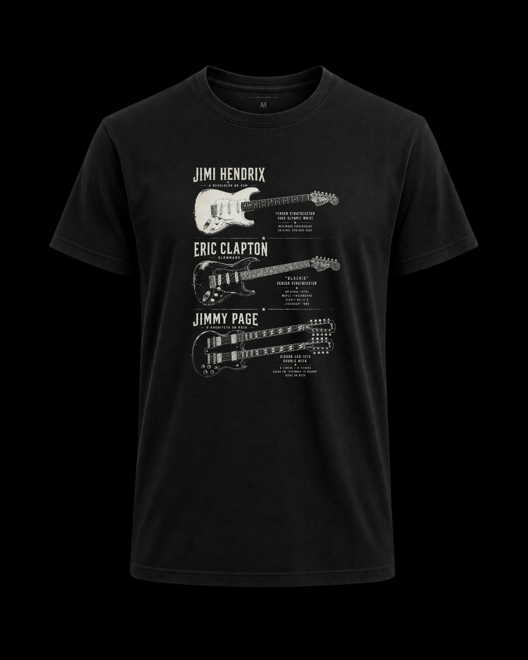 Camiseta legends of guitar