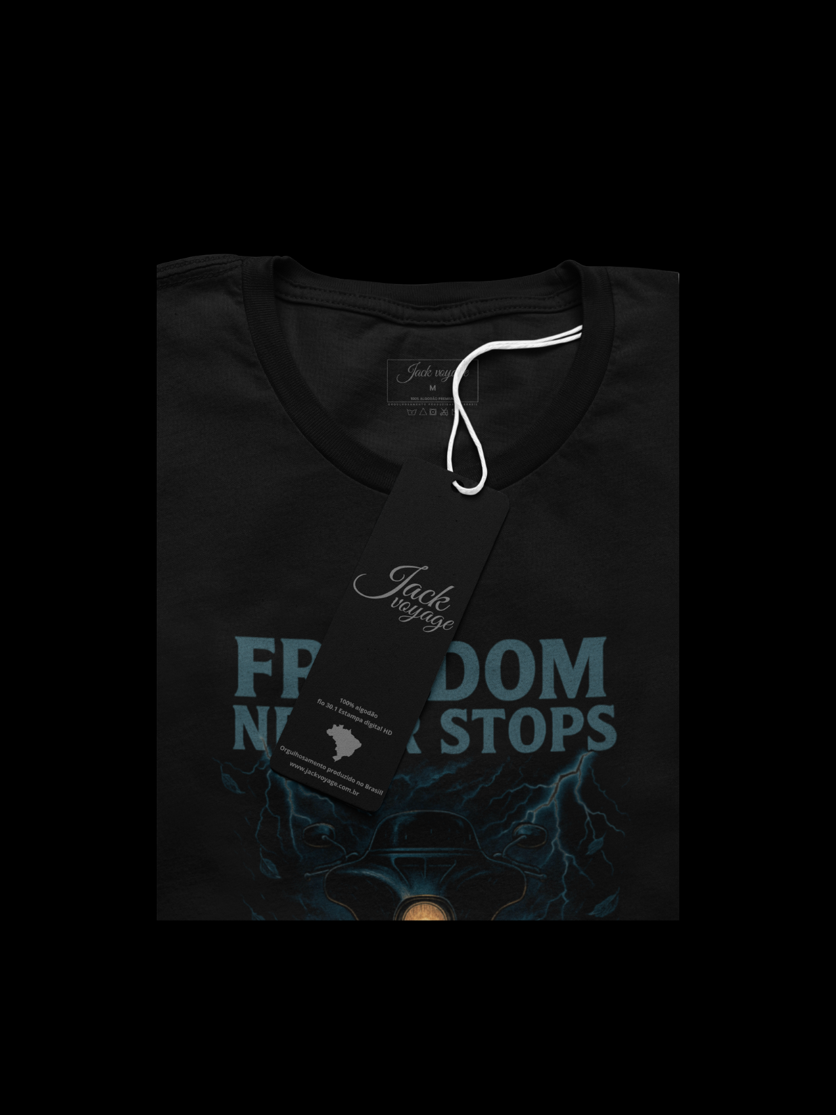 Camiseta "A liberdade é eterna" jackmotor©