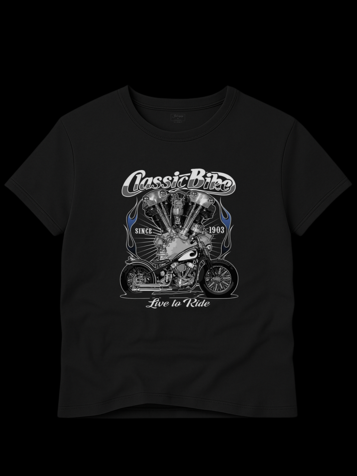 Camiseta "classic bike" jackmotor©