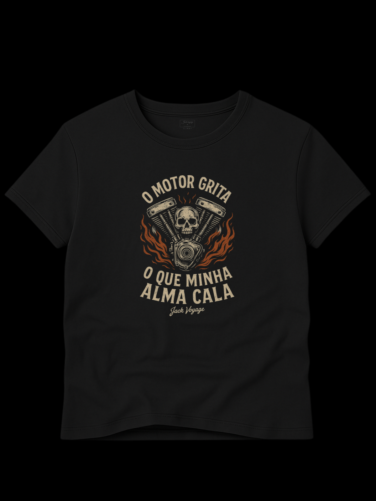Camiseta "o motor grita o que minha alma cala" jackmotor©