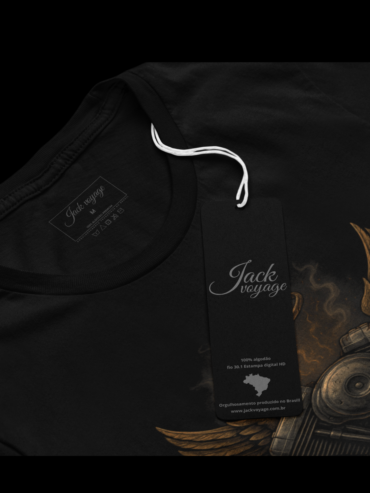 Camiseta "metal sagrado abençoado pela gasolina" jackmotor©