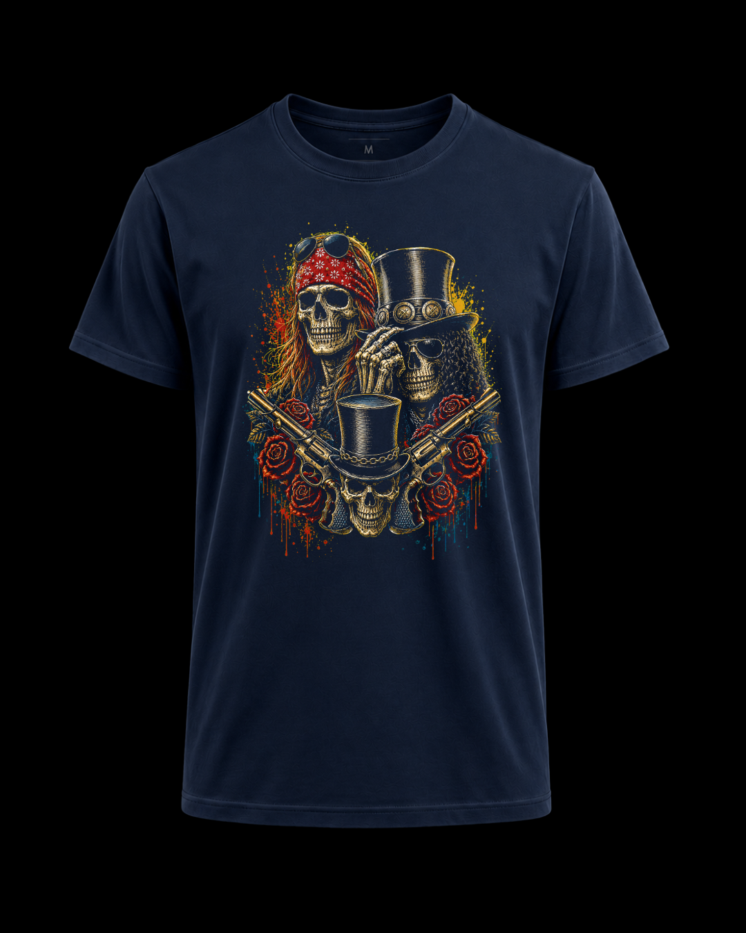 Camiseta Guns N Roses skulls
