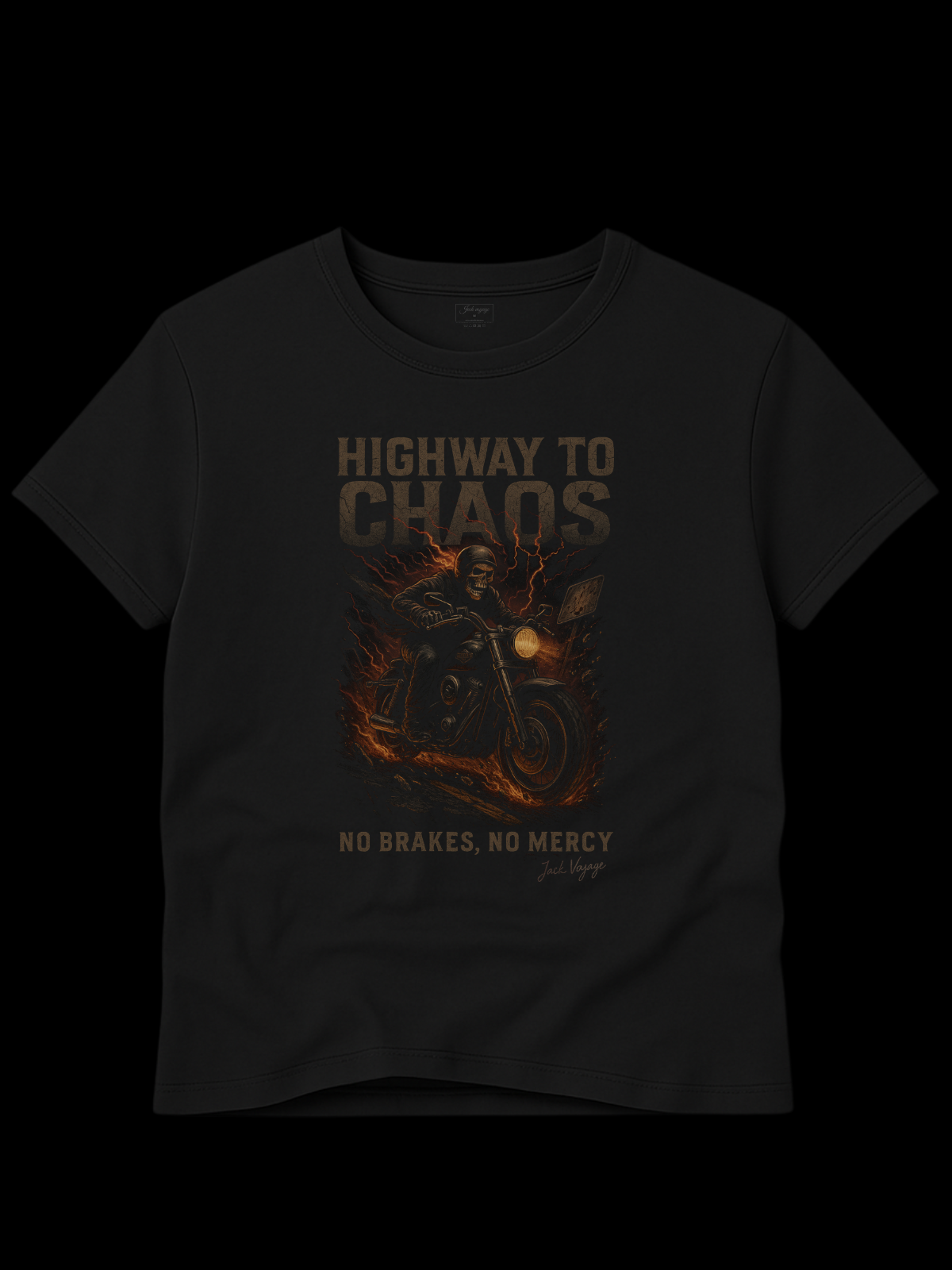 Camiseta "highway to chaos" jackmotor©