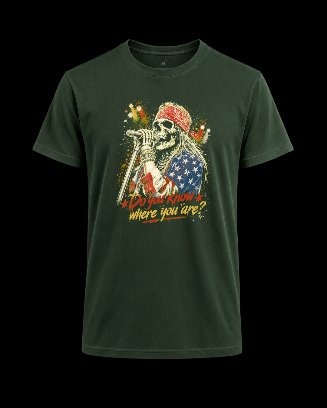 Camiseta Axl rose skull