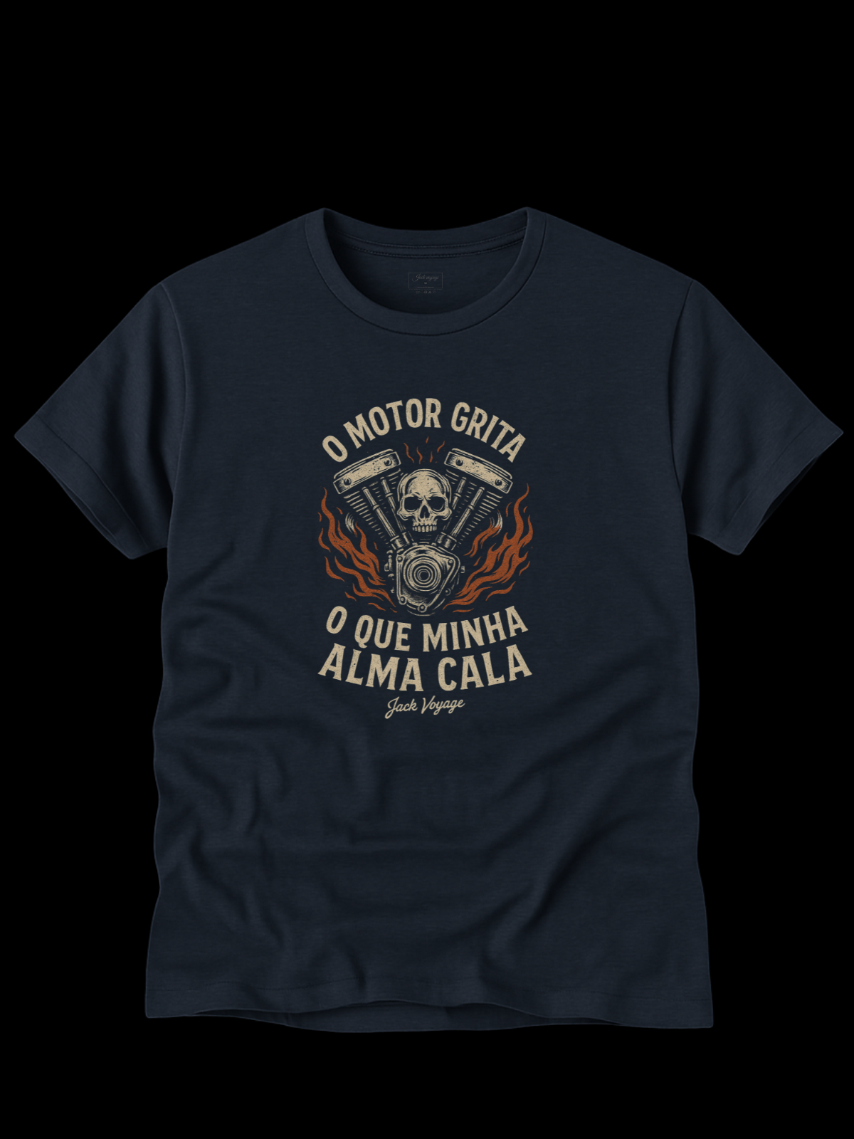 Camiseta "o motor grita o que minha alma cala" jackmotor©
