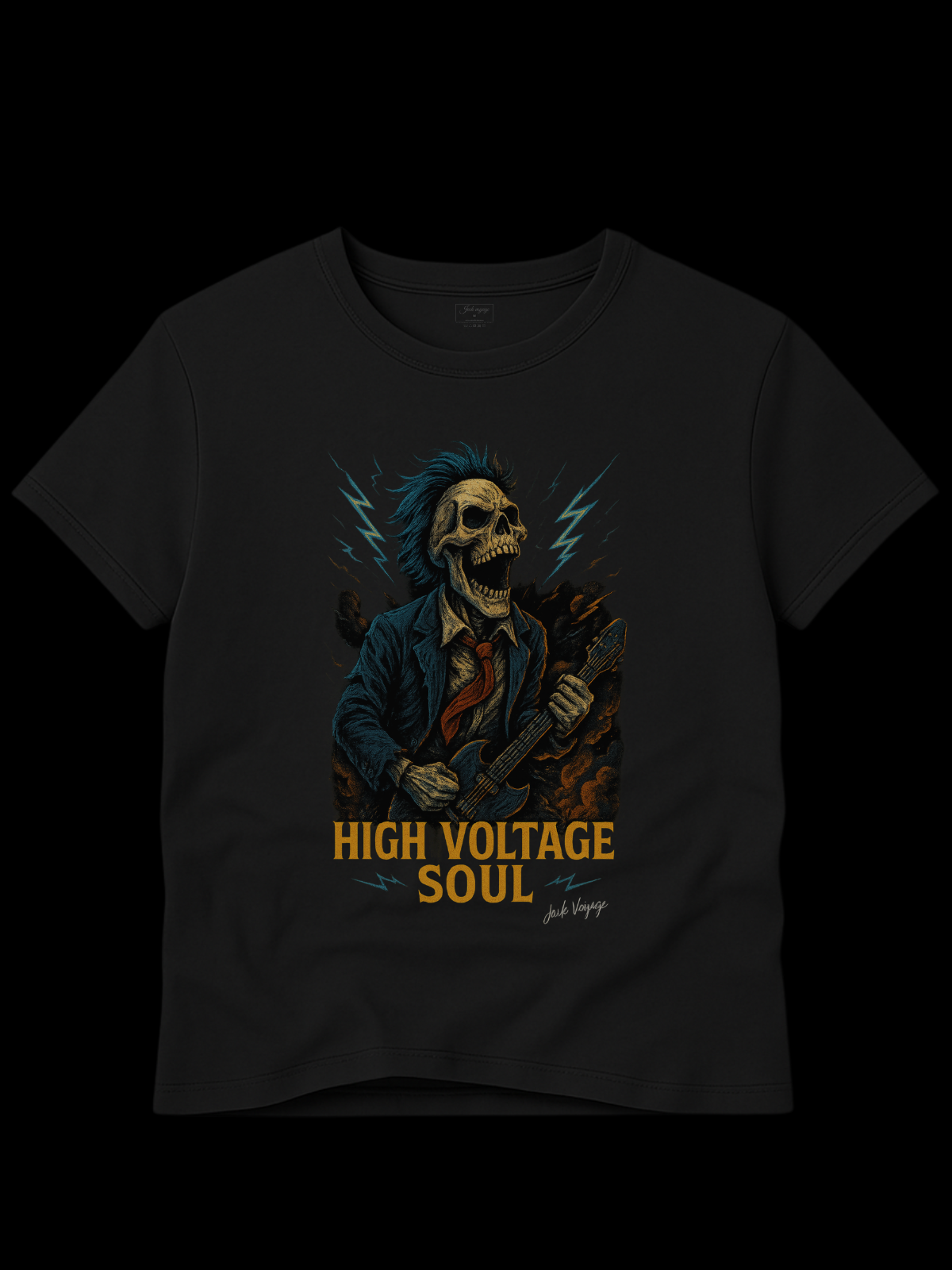 Camiseta "alma de alta voltagem" jackmusic©
