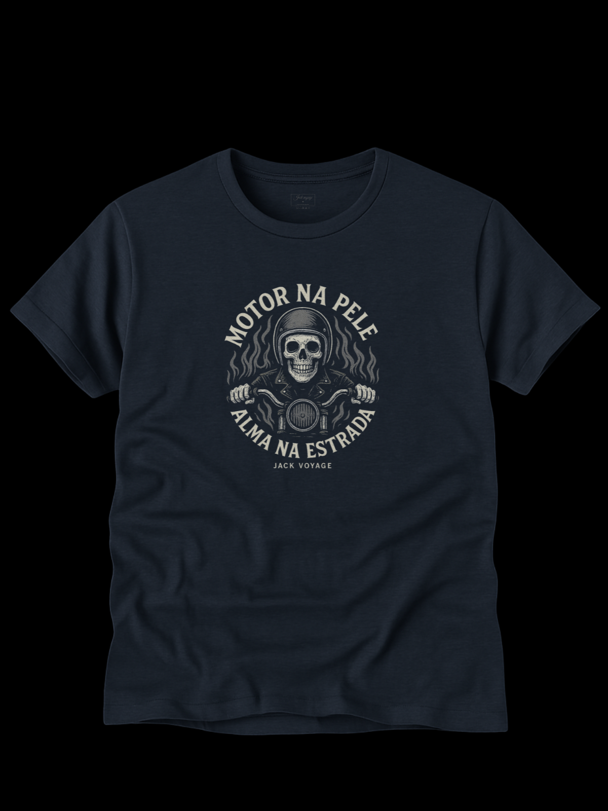 Camiseta "motor na pela alma na estrada" jackmotor©