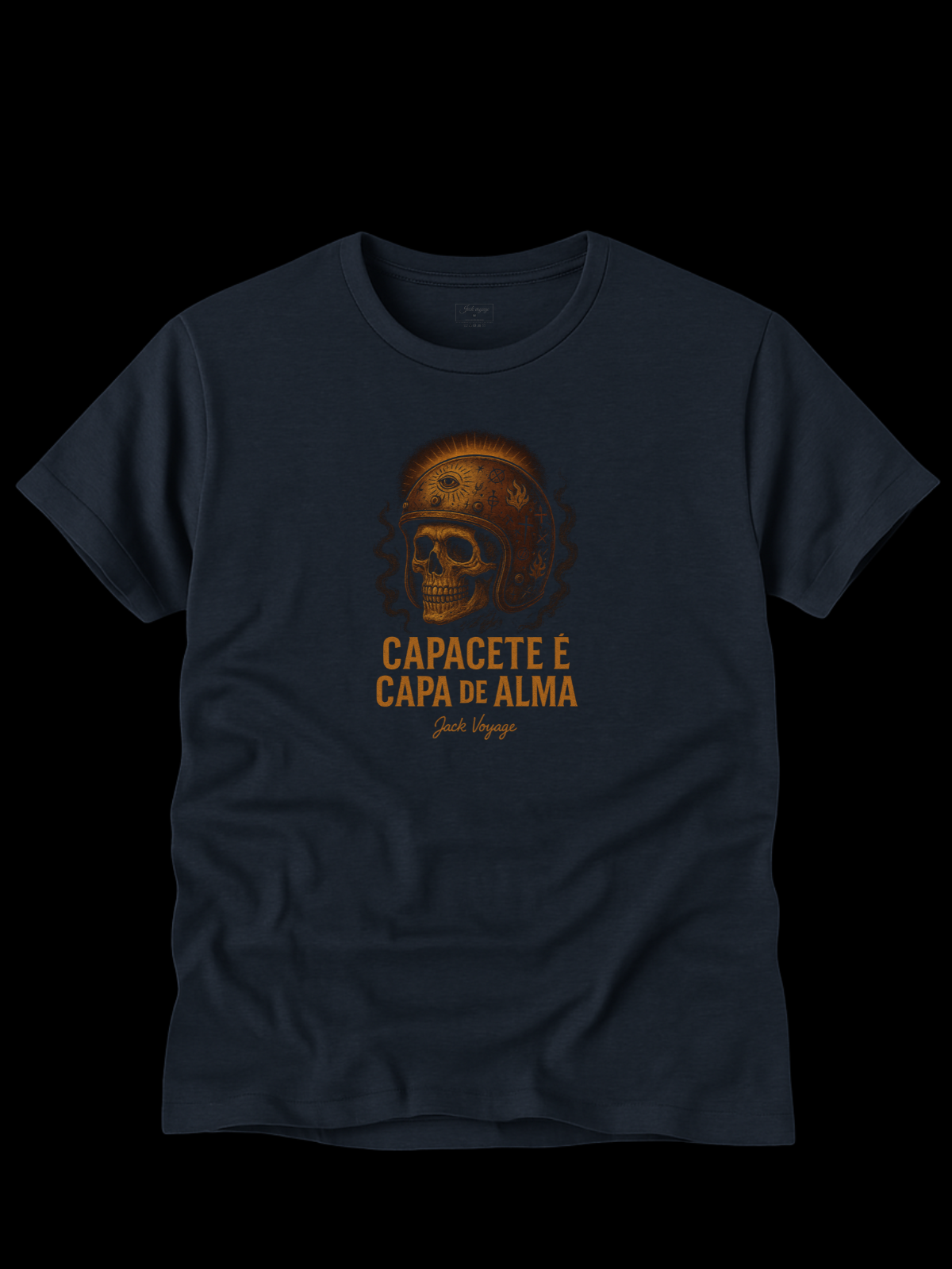 Camiseta "capacete é calma de alma" jackmotor©