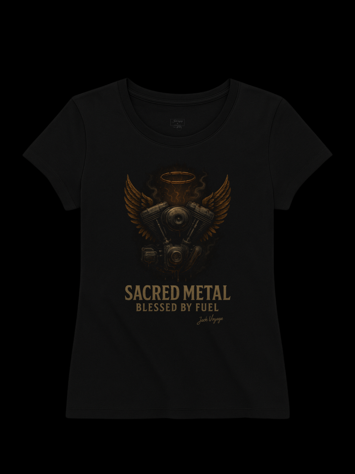 Camiseta "metal sagrado abençoado pela gasolina" jackmotor©