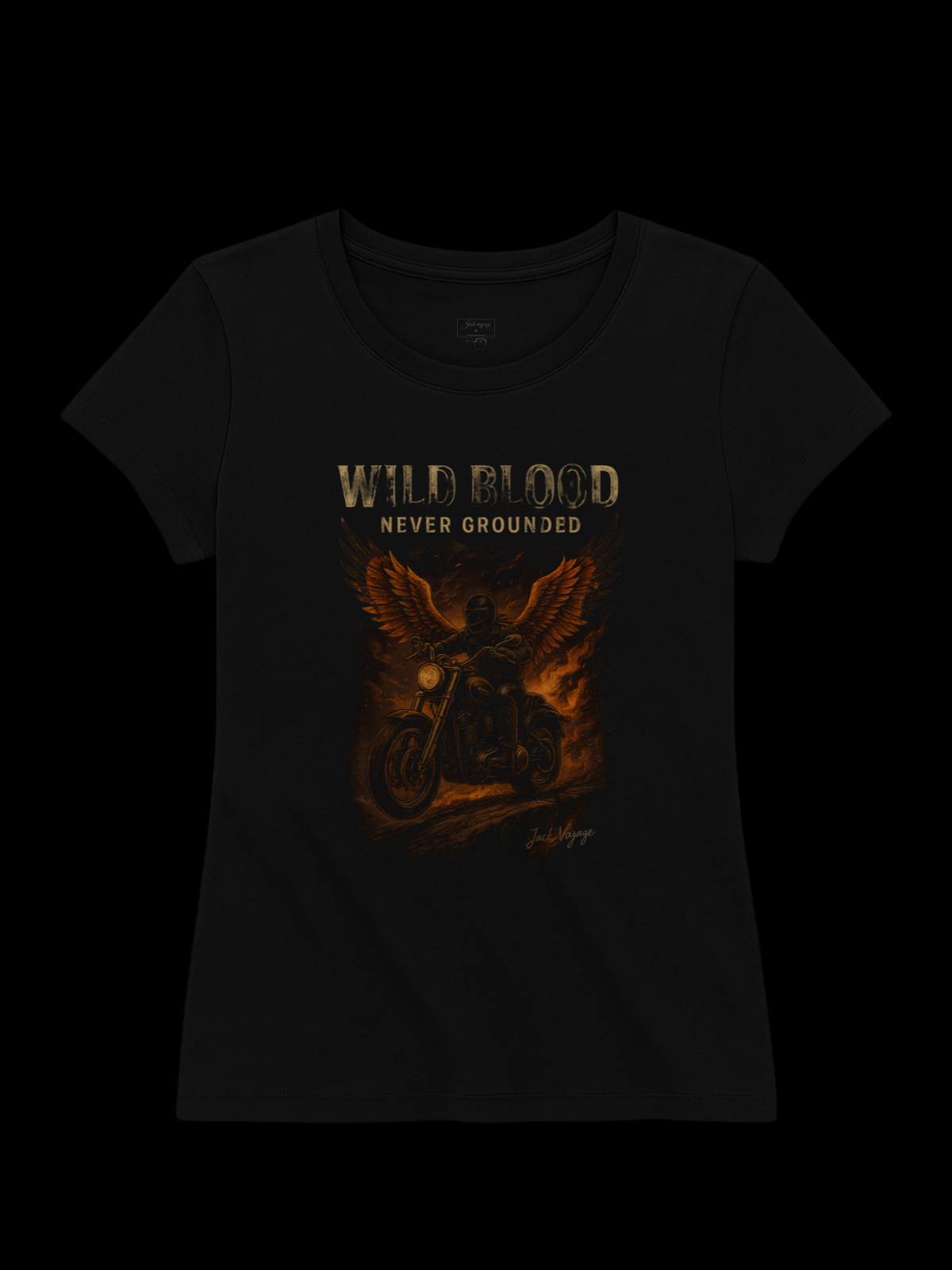 Camiseta "wild blood never grounded" jackmotor©