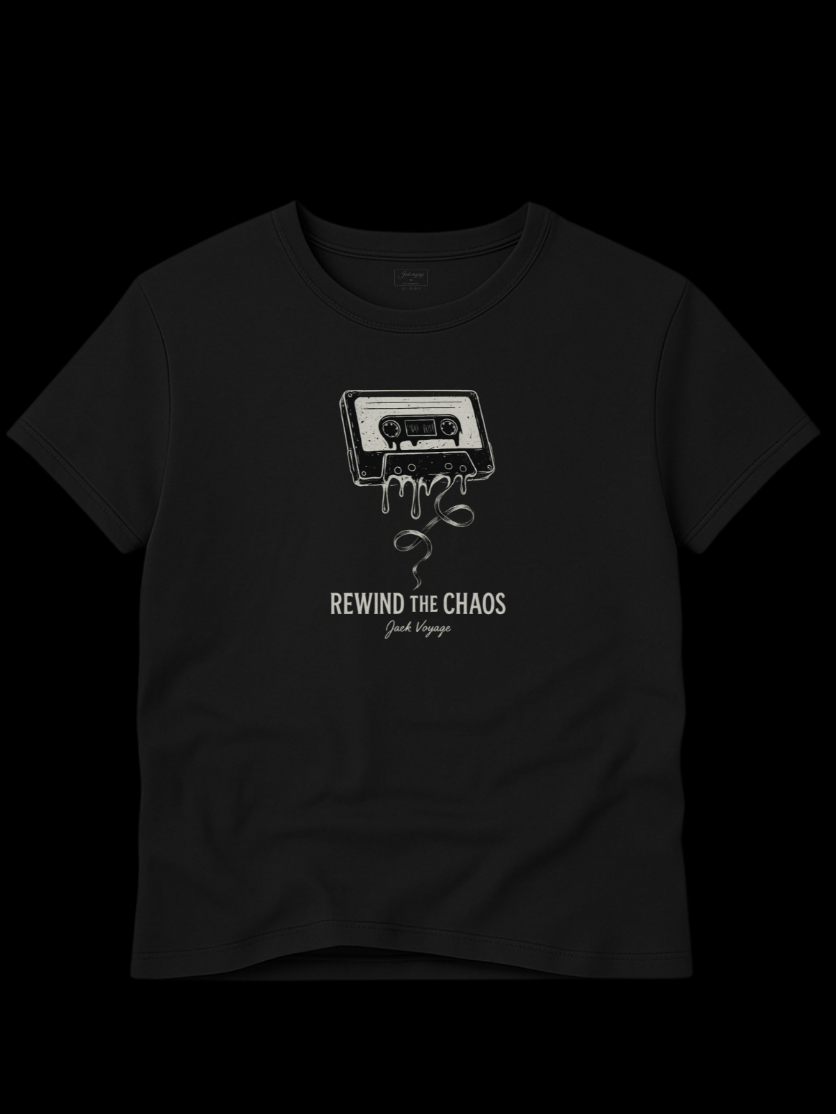 Camiseta "retroceda o caos" jackvoyage®
