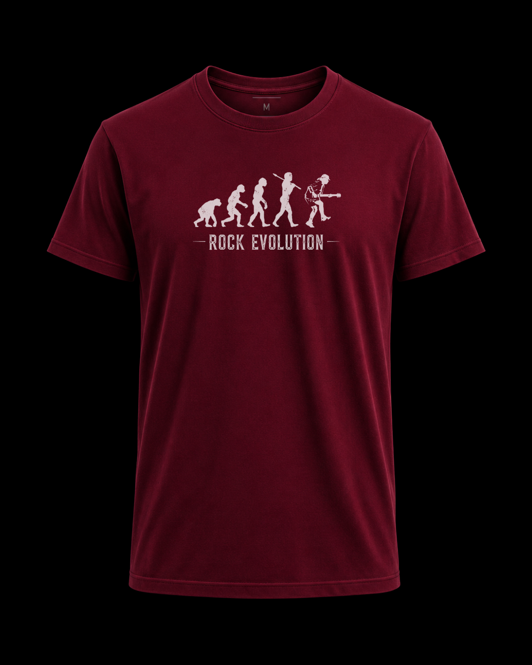 Camiseta Rock evolution