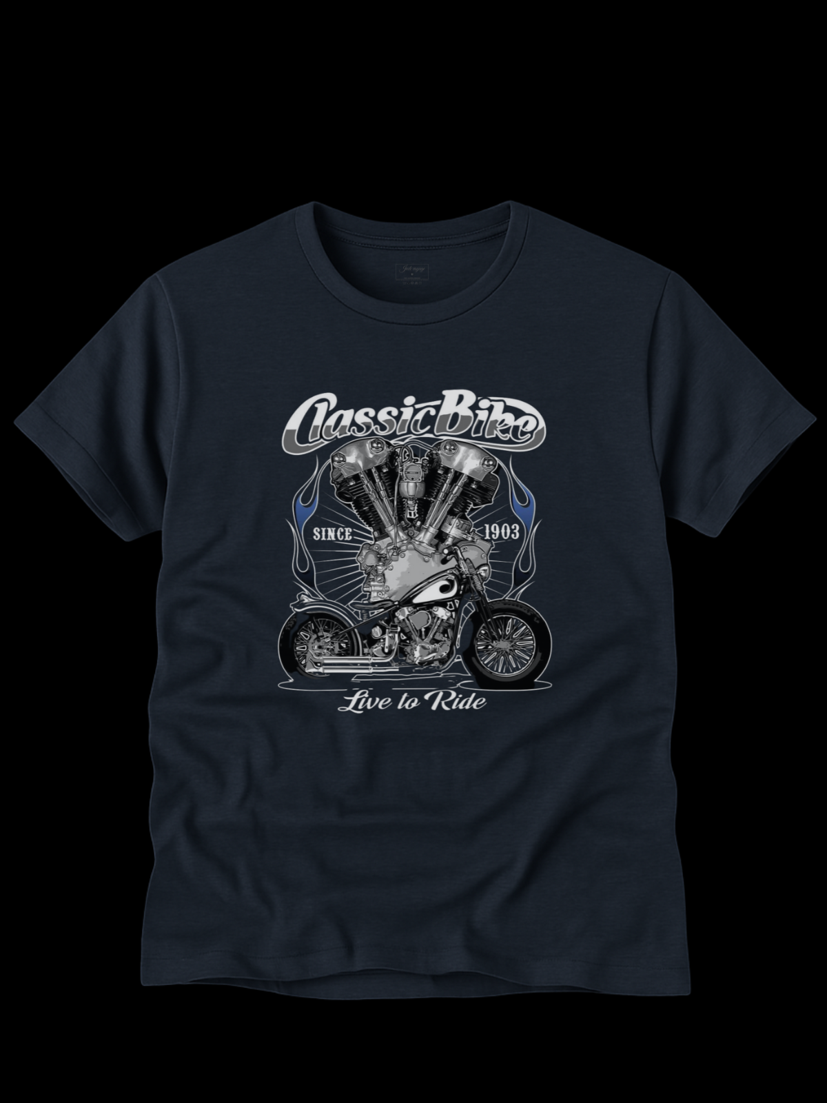 Camiseta "classic bike" jackmotor©