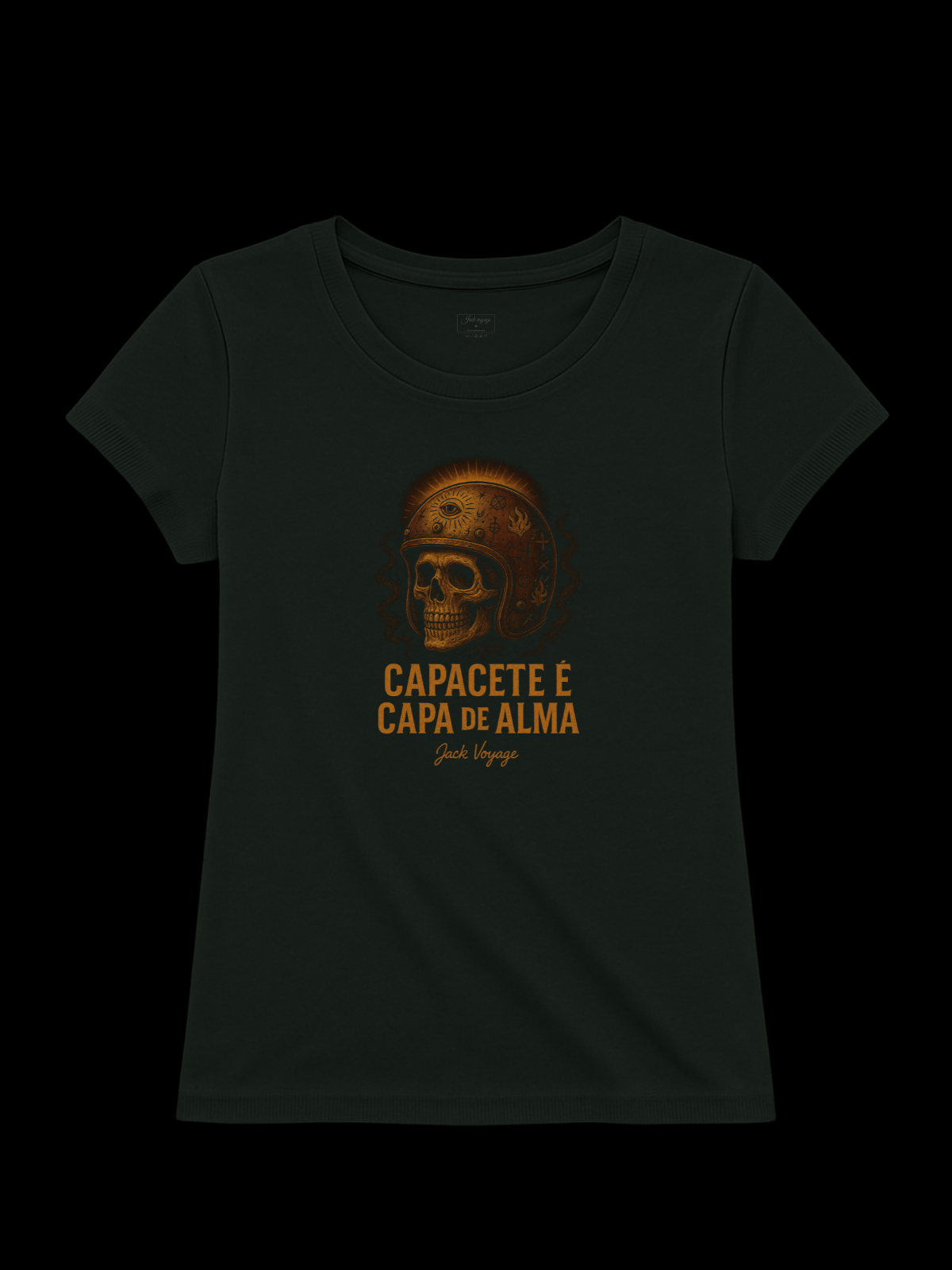 Camiseta "capacete é calma de alma" jackmotor©