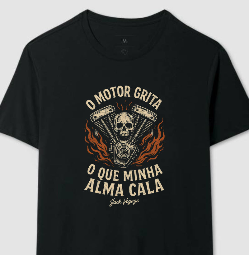 O motor grita o que minha alma cala