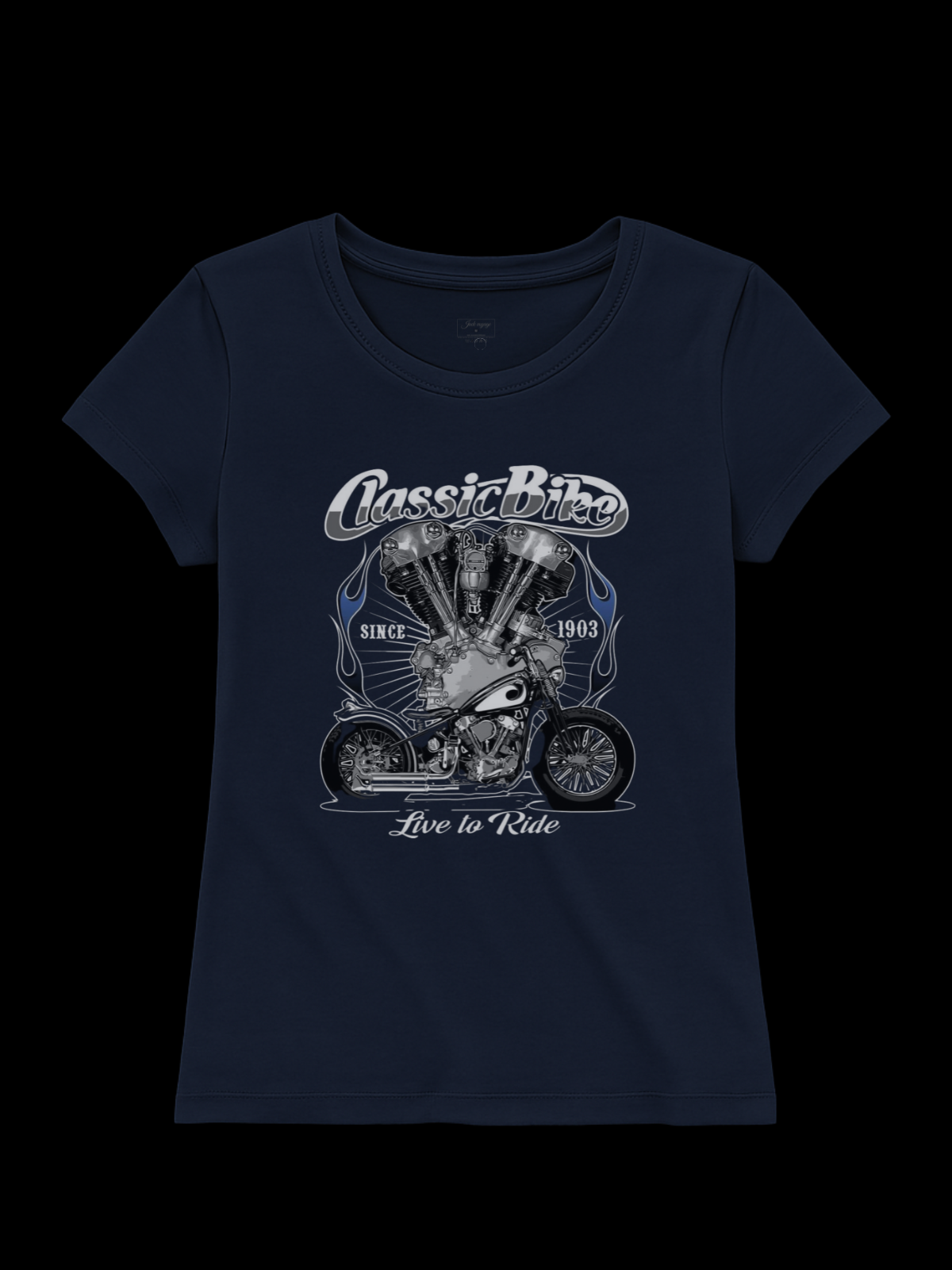 Camiseta "classic bike" jackmotor©