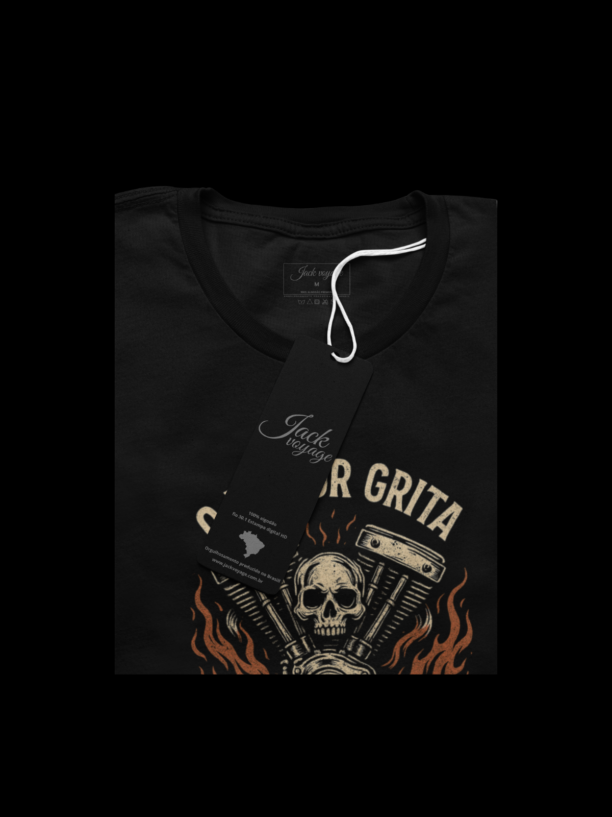 Camiseta "o motor grita o que minha alma cala" jackmotor©