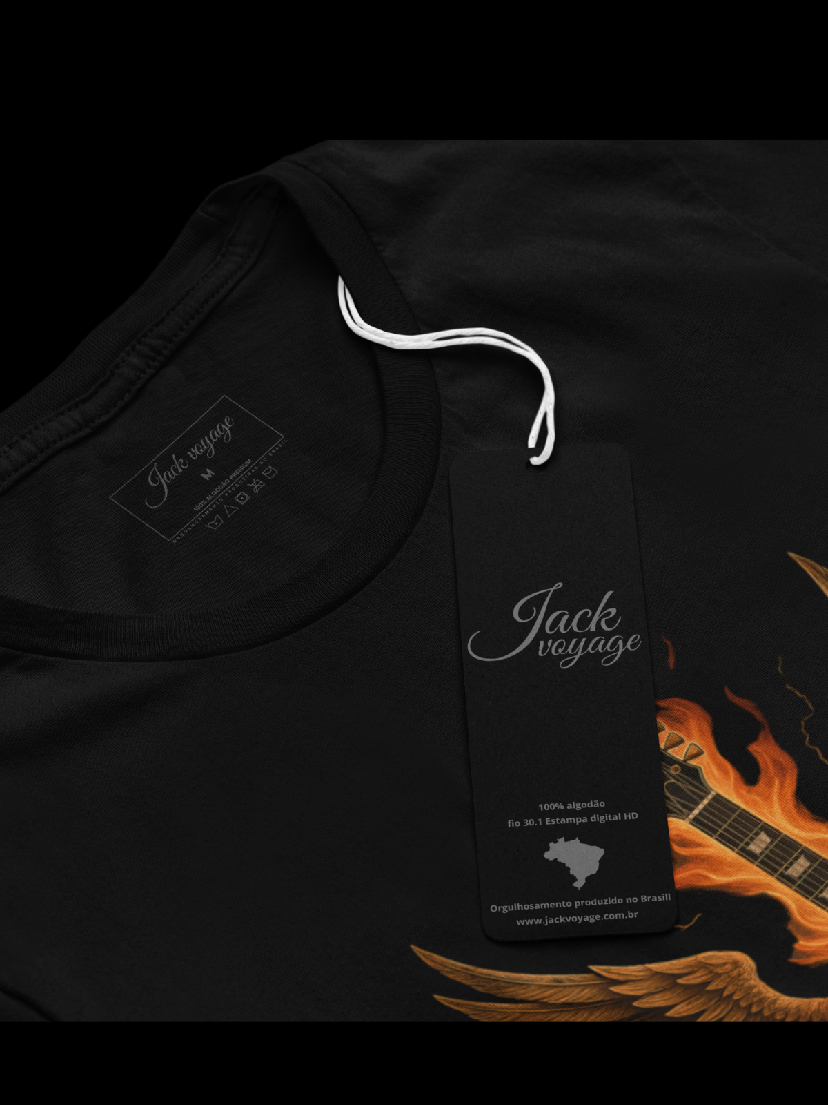 Camiseta "guitar fire" jackmusic©