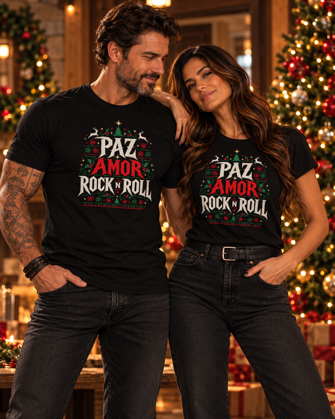 Kit - Paz amor e rock n roll natal