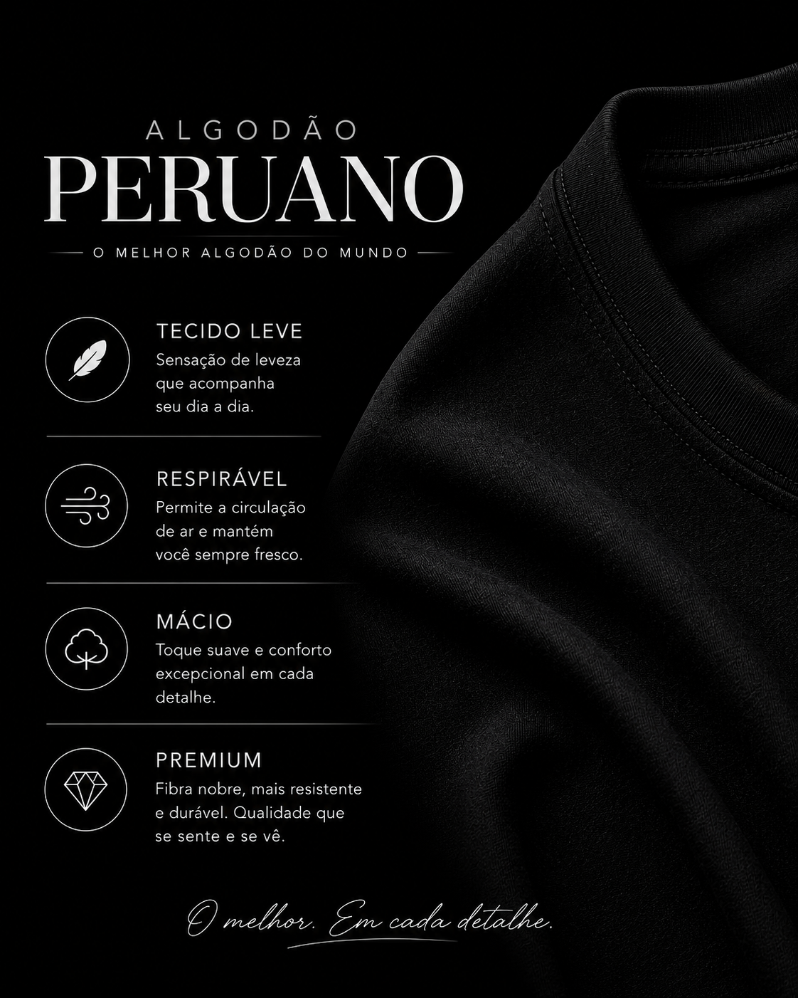 Camiseta algodão peruano Free bird