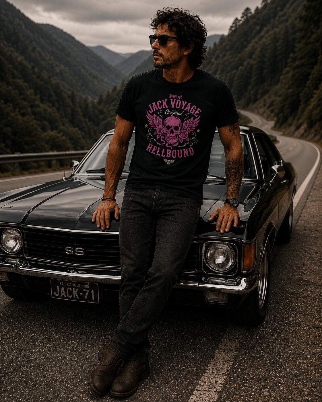 Camiseta algodão peruano Hellbound