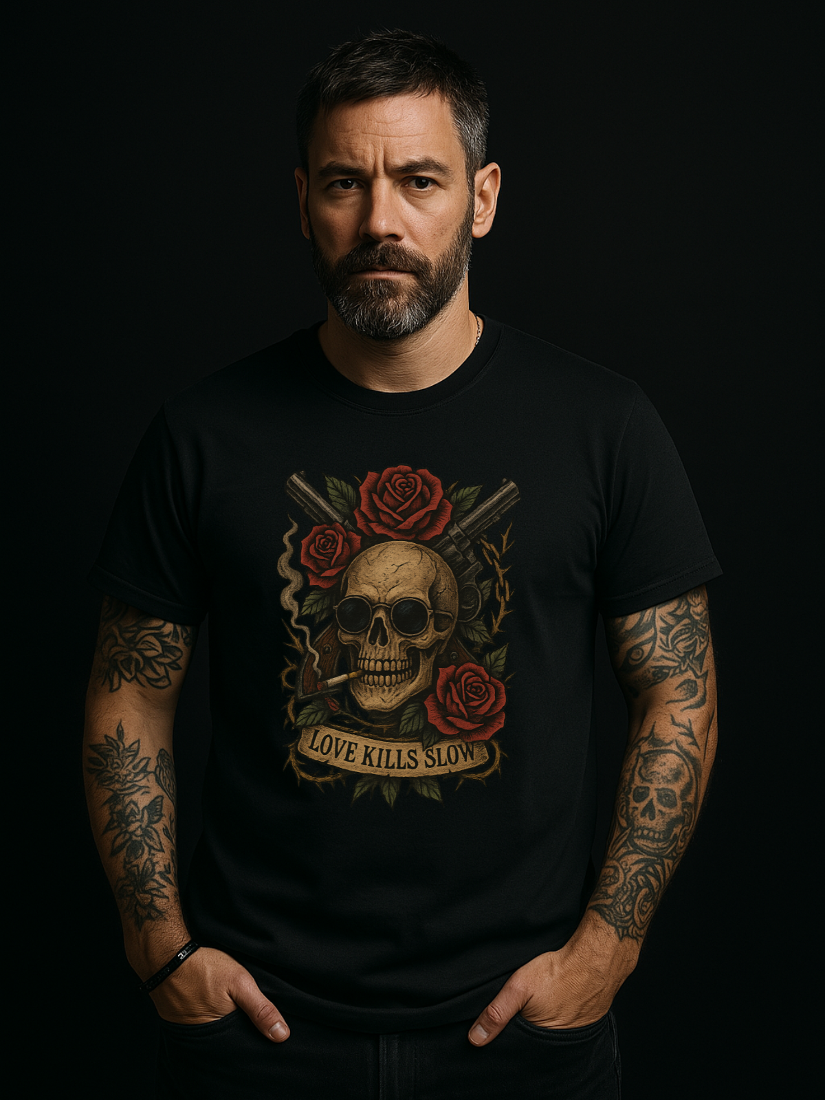 Camiseta "love kills slow red"  jackreference©